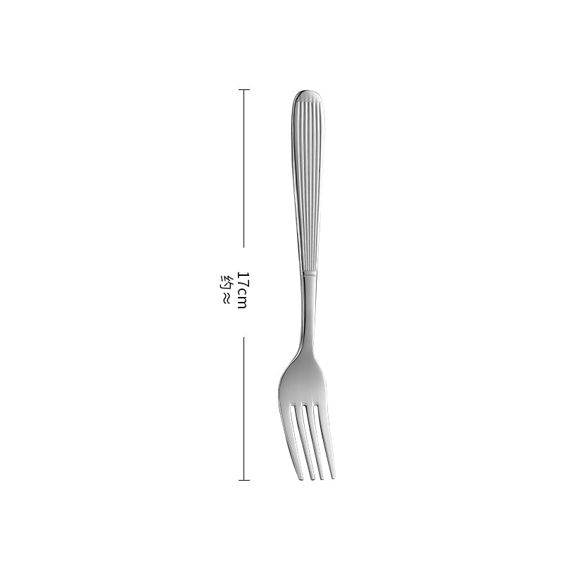 High-Density Mirror Polished Stainless Steel Cutlery Set 19-Piece Export Quality