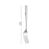 Silverware Set for 11 Stainless Steel Flatware Mirror Polished Cutlery Set Utensils Include Spoons Forks Knives for Home Restaurant Beaded Handle