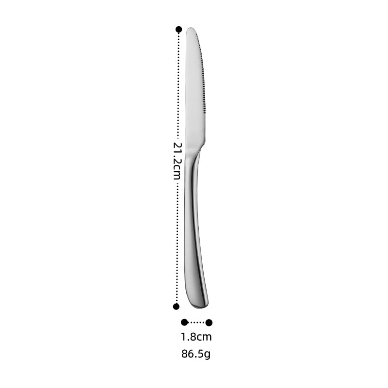 Buyer Star Stainless Steel Spoons Fork and Knife Set Hotel Restaurant Cutlery in Flatware Set
