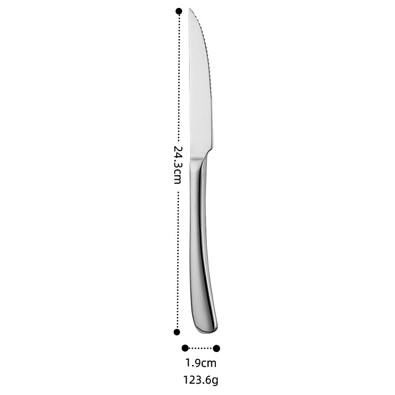 Buyer Star Stainless Steel Spoons Fork and Knife Set Hotel Restaurant Cutlery in Flatware Set