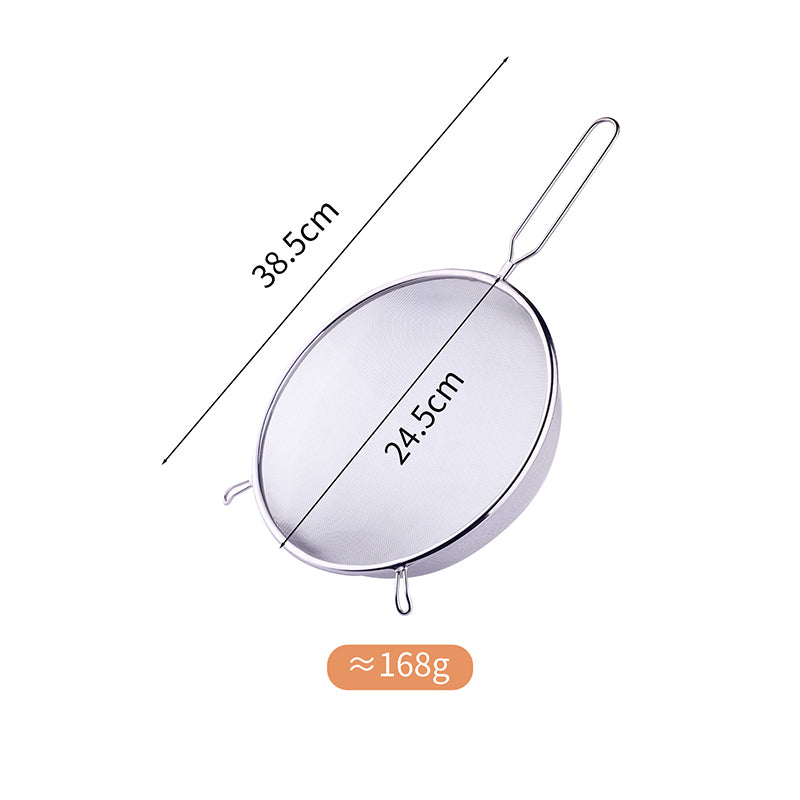 Kitchen Ultra-Fine Strainer Food Yogurt Mesh Sieve Plastic Mesh Colander with Handle Separation Net for Filtering Juice Juice Milk Honey