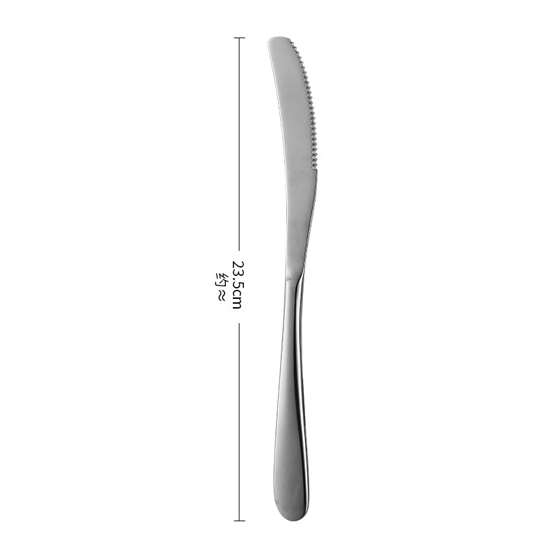 Wholesale Bulk Stainless Steel Flatware Set Moon Stylish Silverware for Kitchen Use