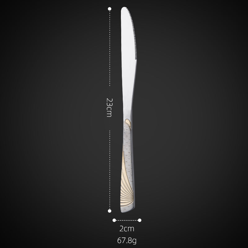 Wholesale Custom Restaurant Sliverware Mirror Polish Stainless Steel Flatware Spoons Forks And Knives Cutlery Set