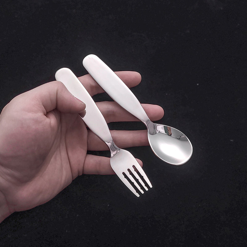 Dishwasher Safe Stainless Steel Flatware Set Classic Dining Cutlery Set Children Dinnerware