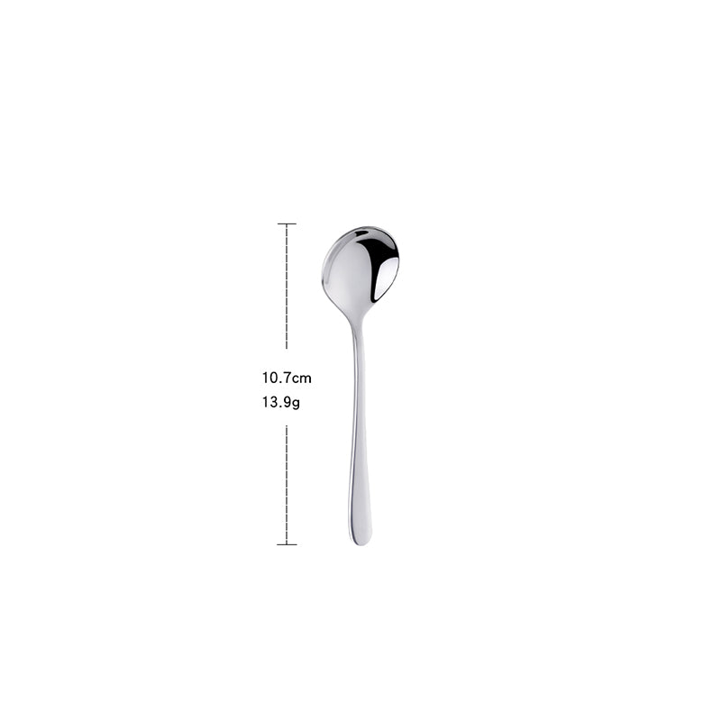 Multiple sizes stainless steel Tableware set tea coffee dessert spoon for dining 5 Set/Sets(Min. Order)