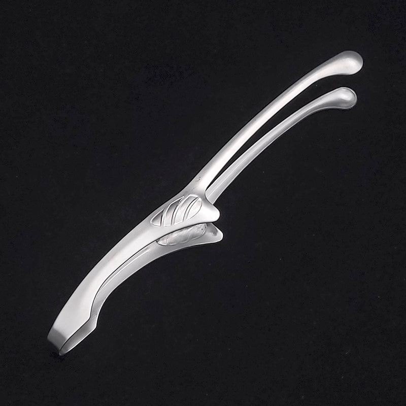 Stainless Steel Kitchen Cooking Tongs Brushed Locking Food Tongs with Ergonomic Grip