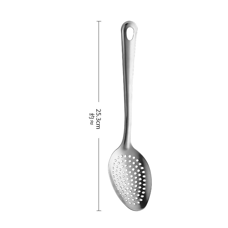 Stainless Steel Wok Spatula Set Cooking Utensil Set Soup Ladle Colander Nonstick Kitchen Cooking Utensils Set with Spatula