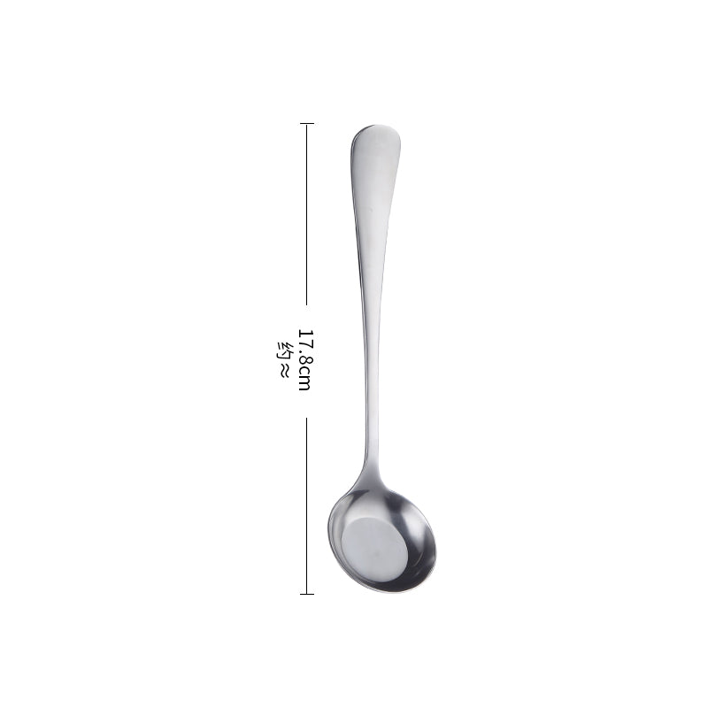 Stainless Steel Deep Noodle Spoons Big Soup Spoon Round Spoon Large Serving Spoon Mini Ladle