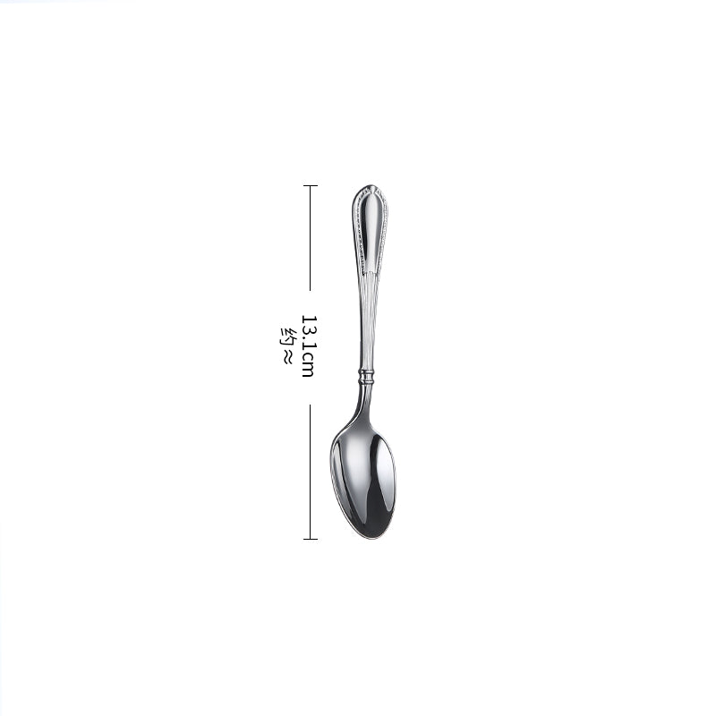Luxury Wedding 18/0 Stainless Steel Flatware Set Custom Logo Engraving Available Elegant Silverware Collection
