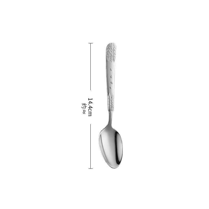 Custom Logo Stainless Steel Flatware Set High-End Silverware for Catering