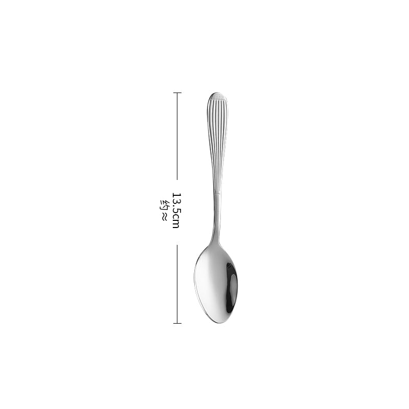 High-Density Mirror Polished Stainless Steel Cutlery Set 19-Piece Export Quality