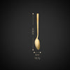 Eco-Friendly Reusable Stainless Steel Ring Handle Knife Fork Spoon Set Gold Flatware Luxury Cutlery Set
