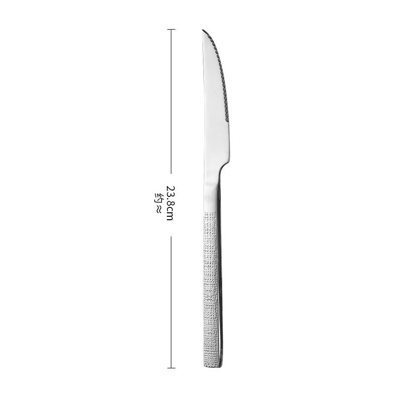 Factory Price High Quality 304 Stainless Steel Knife Fork Spoon Set in Hotel