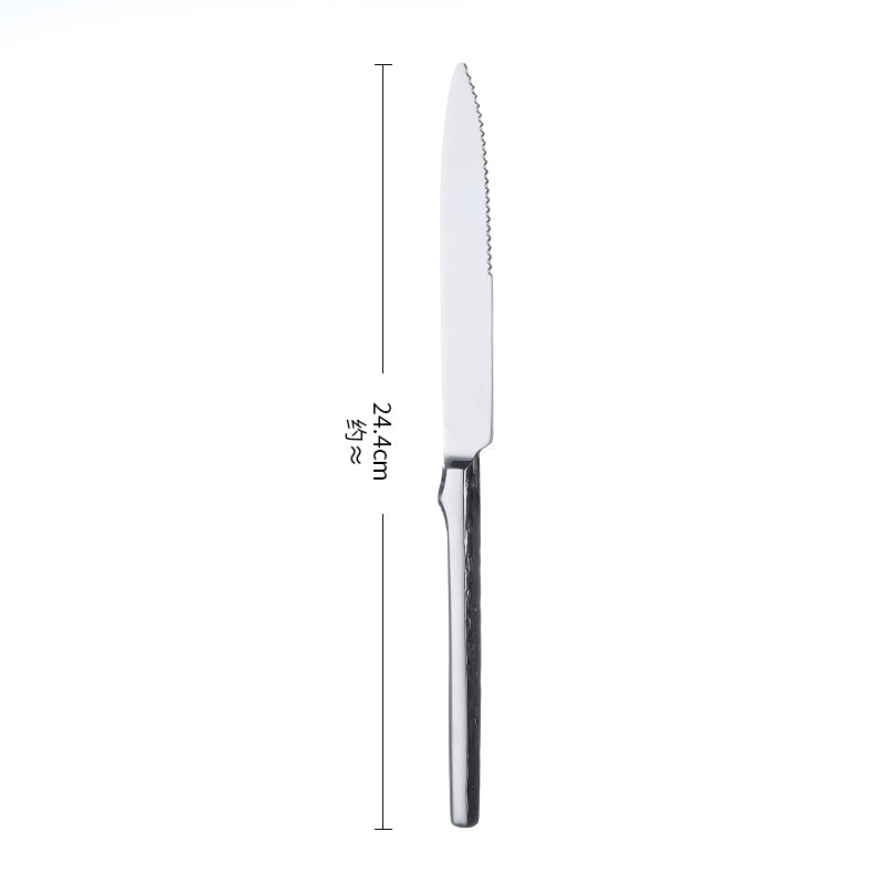 Wholesale 7-Piece OEM Stainless Steel Flatware Modern Silverware Cutlery Set for Hotel and Restaurant