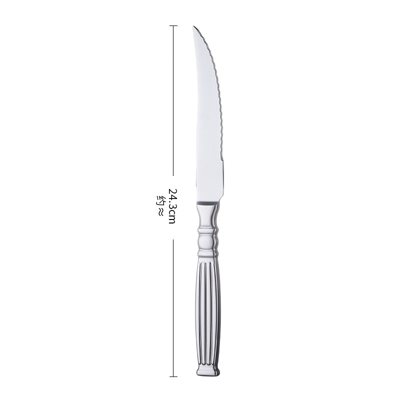 Durable Restaurant Stainless Steel Flatware Set Stylish Modern Silverware in Bulk