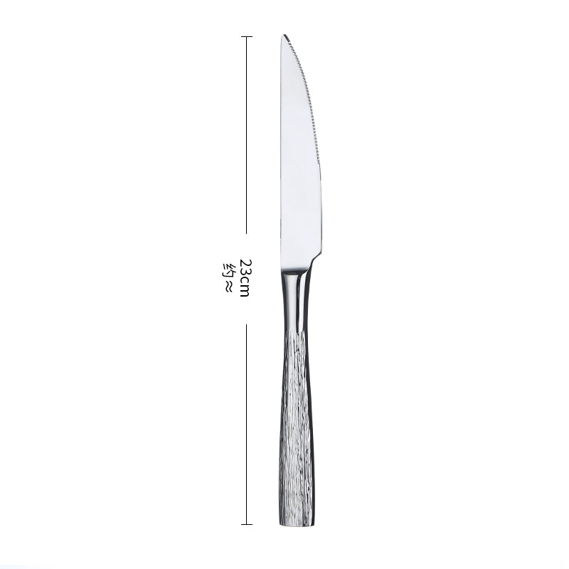 Classic 15-Piece Stainless Steel Cutlery Set Family Size Silverware Pack + Public Spoon