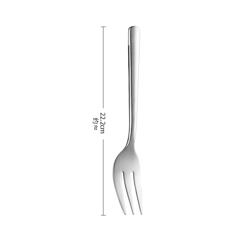 3 Piece Stainless Steel Serving Spoons Set,  Includes Large, Slotted,  Fork for Parties/Kitchen/Buffet/Catering, Dishwasher Safe