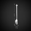 Buyerstar Bulk Silverware Star Flatware Set Metal Stainless Steel