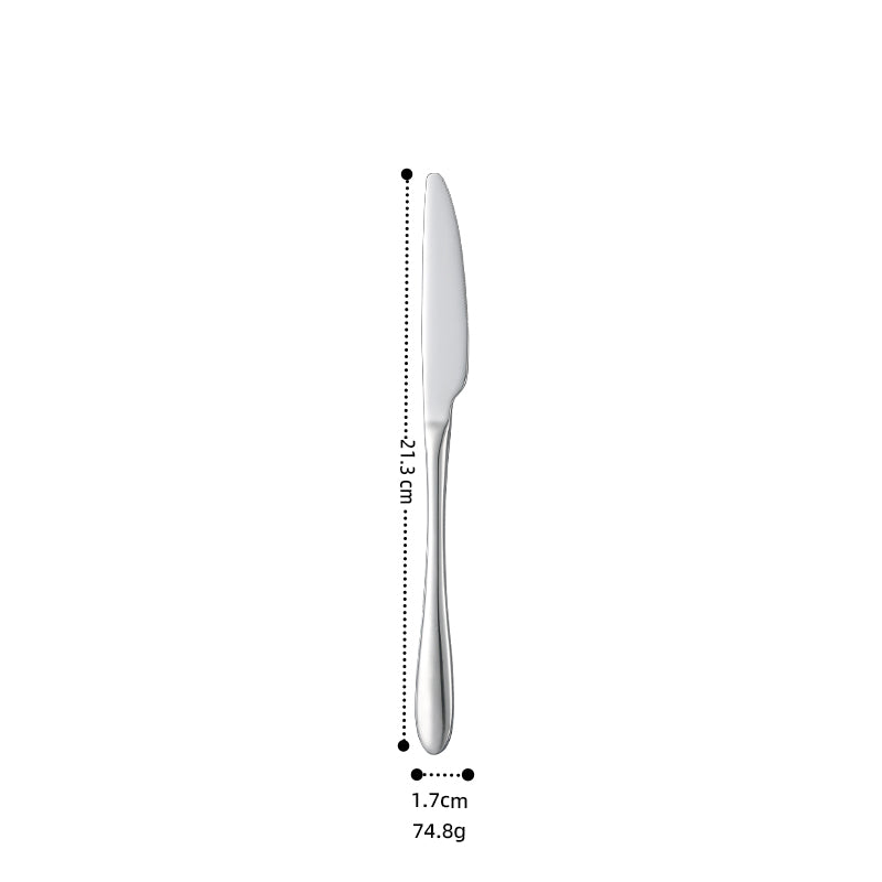 Buyer Star Modern Restaurant Tableware Knife Spoon Fork Flatware Set High Quality Hotel Stainless Steel Cutlery Set
