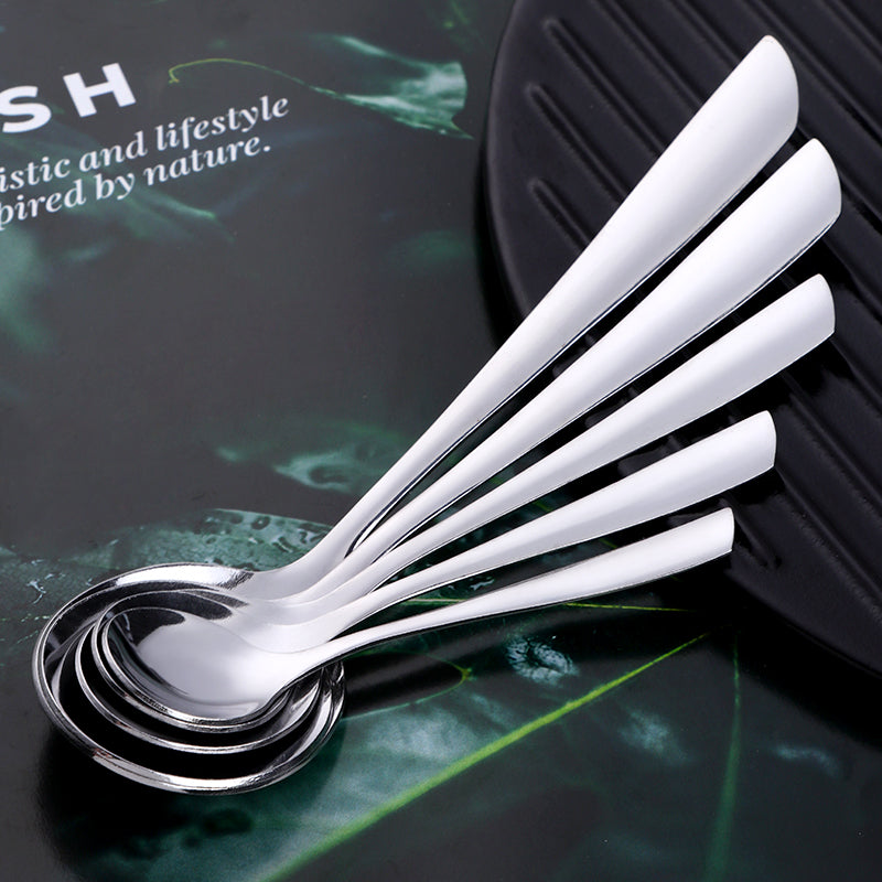  Accept Custom Logo Stainless Steel Spoon Tableware For Hotel Banquet Cutlery Sets