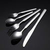 Buyer Star High Quality Stainless Steel Silverware Flatware Spoon Fork Knife Black Matte Cutlery Set