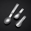 Foldable Fork and Spoon Set, Portable Folding Spoon and Fork Set Storage Cases for Travel Camping Outdoors Picnic
