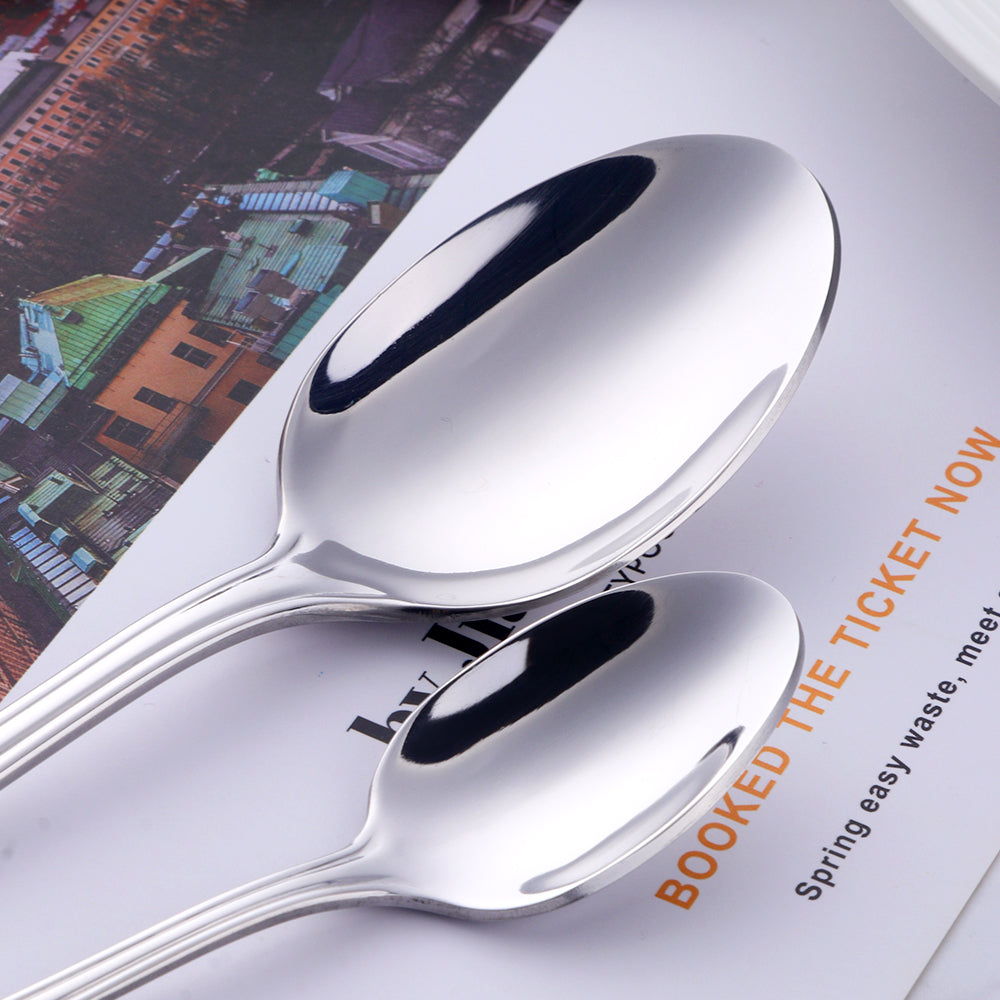 Buyer Star Hotel Wedding Flatware Stainless Steel Cutlery Silverware Spoon Set