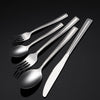 Buyer Star Durable 5pcs Stainless Steel Utensil Set for Wedding Receptions
