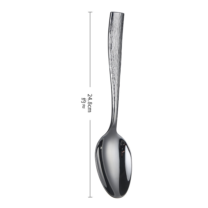 Classic 15-Piece Stainless Steel Cutlery Set Family Size Silverware Pack + Public Spoon