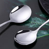  Accept Custom Logo Stainless Steel Spoon Tableware For Hotel Banquet Cutlery Sets
