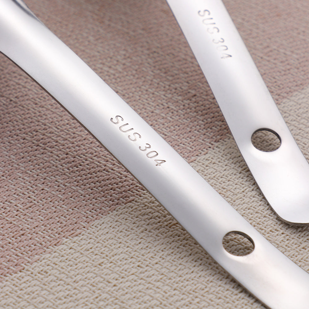 Factory Wholesale Multi-Color Dinner Spoon 304 Stainless Steel Kitchen Rice Spoon Cutlery Metal Spoon