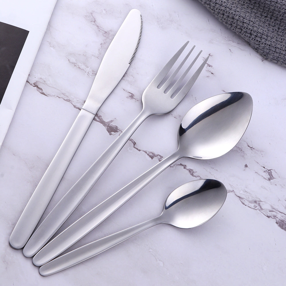 Amazon Hot Sale Stainless Steel Cutlery Set Knife Fork Spoon and Chopsticks with Elegant Packing