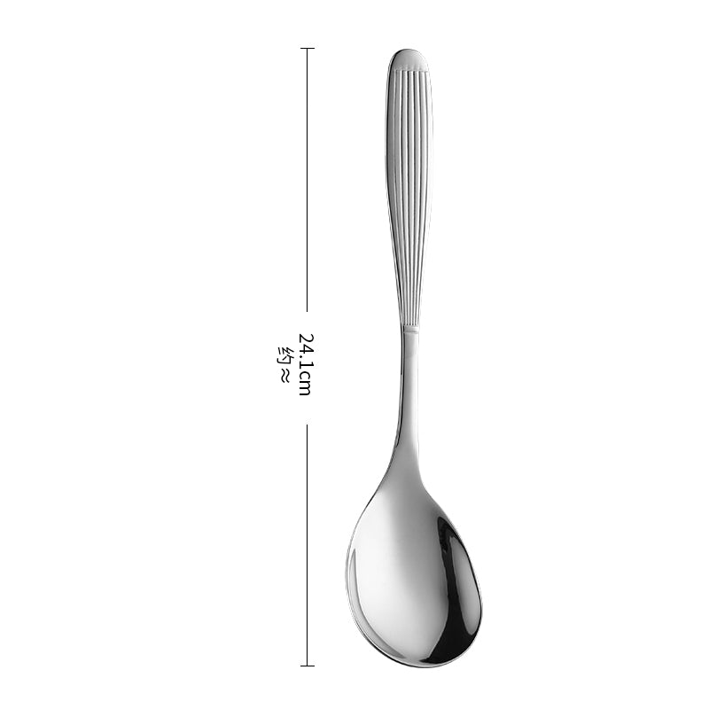 High-Density Mirror Polished Stainless Steel Cutlery Set 19-Piece Export Quality