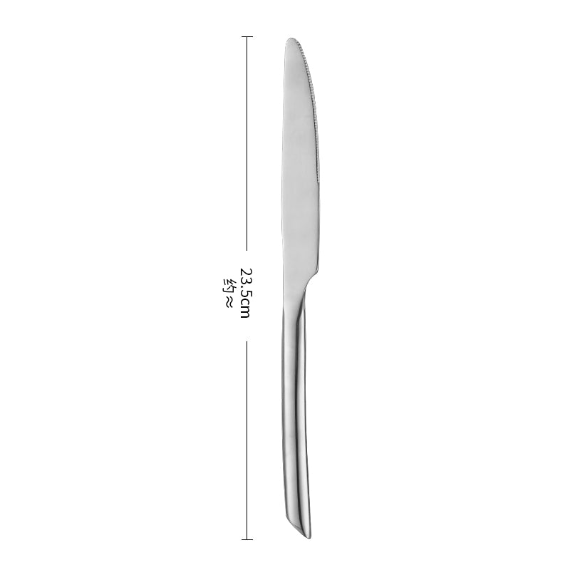 Wholesale Custom Logo 18/10 Stainless Steel Flatware Set 24-Piece Silverware Cutlery Set for Restaurant