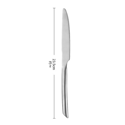 Wholesale Custom Logo 18/10 Stainless Steel Flatware Set 24-Piece Silverware Cutlery Set for Restaurant