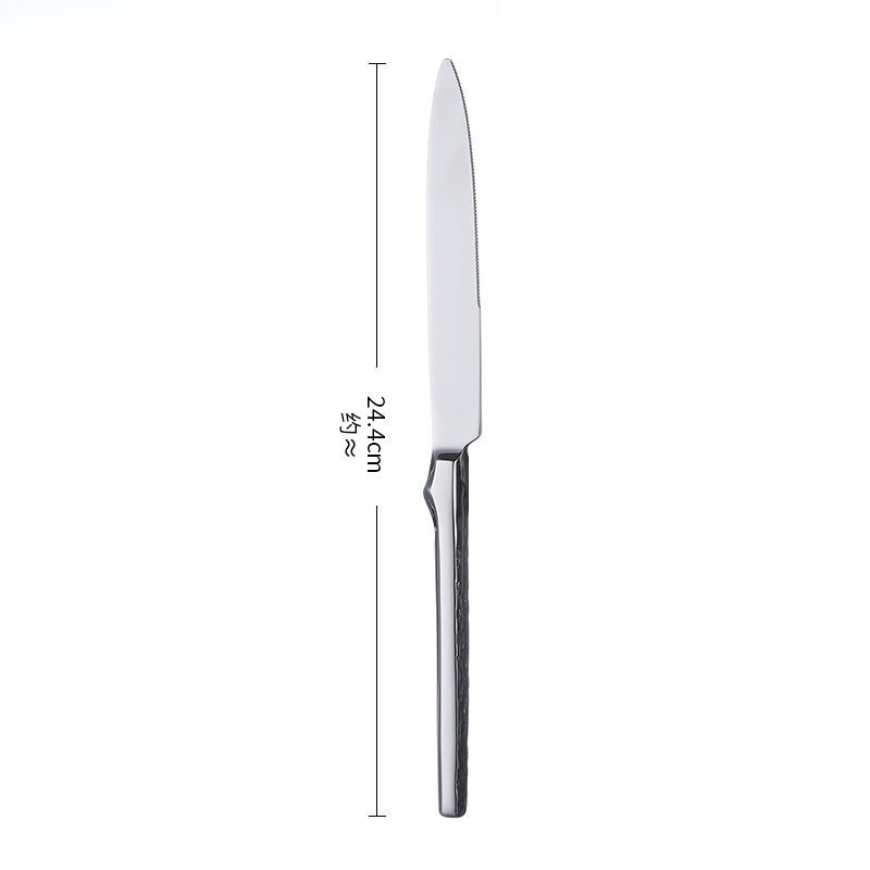 Wholesale 7-Piece OEM Stainless Steel Flatware Modern Silverware Cutlery Set for Hotel and Restaurant