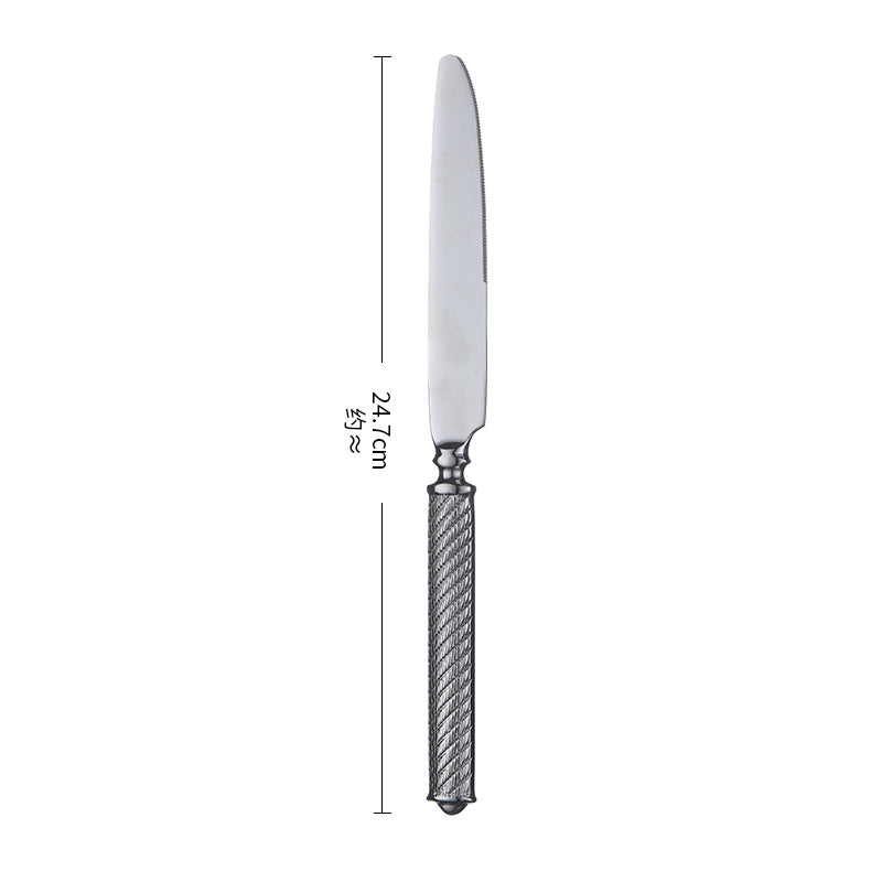Restaurant Style Stainless Steel Flatware Set Durable Silverware in Bulk