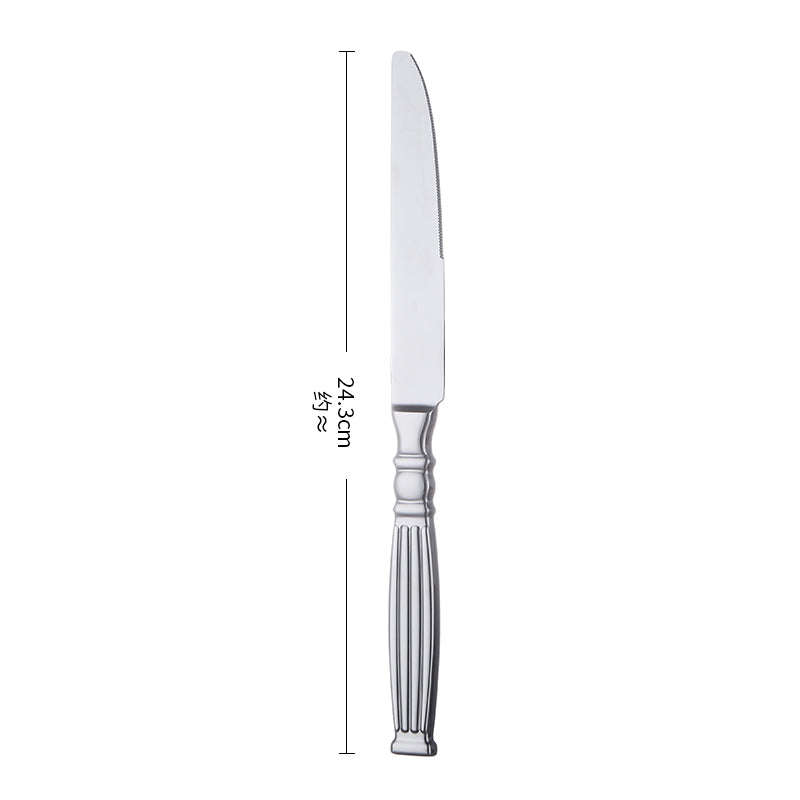 Durable Restaurant Stainless Steel Flatware Set Stylish Modern Silverware in Bulk