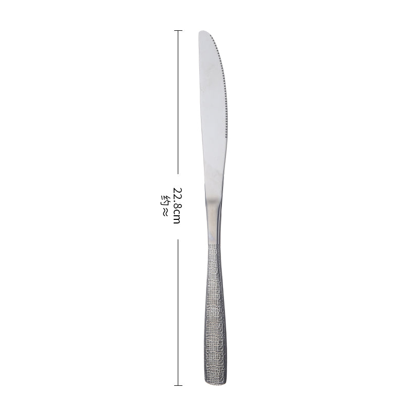 Premium Stainless Steel Flatware Set Custom Logo Engraving Available