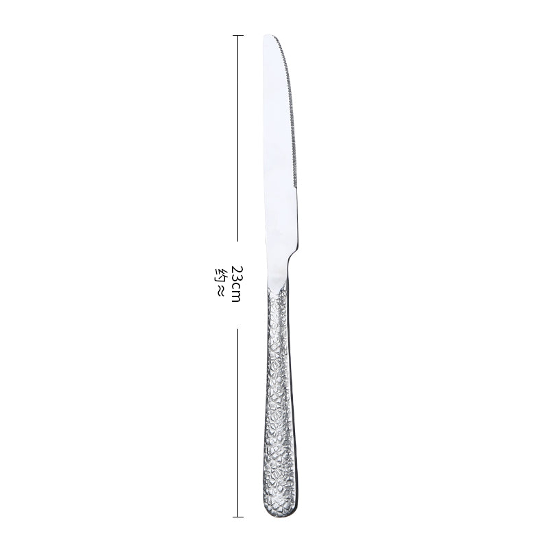 Modern Stainless Steel Cutlery Set Knife Spoon Fork Flatware for Dining Table