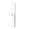 Silver Mirror Polished Stainless Steel Flatware Set Elegant Dining Cutlery