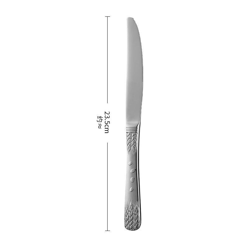 Custom Logo Stainless Steel Flatware Set High-End Silverware for Catering