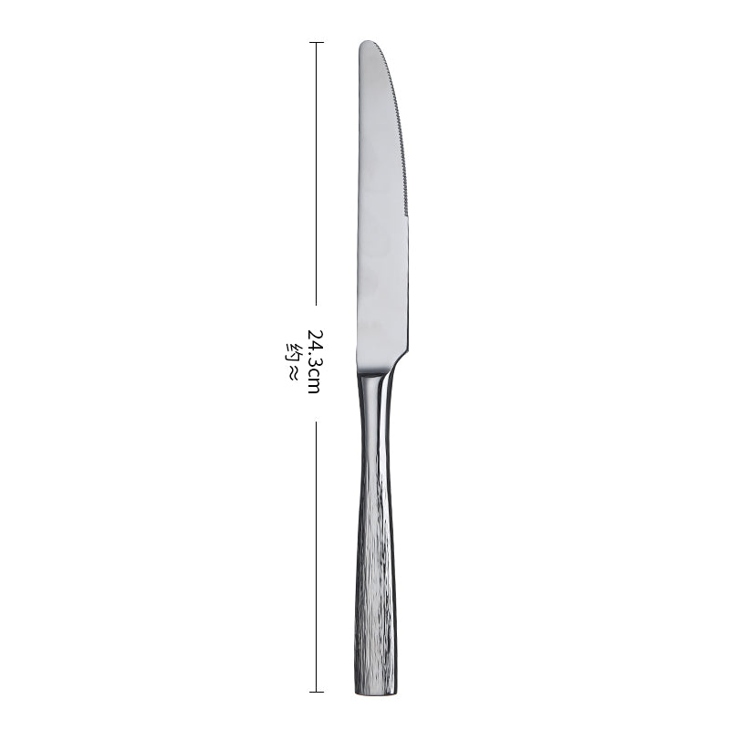 Classic 15-Piece Stainless Steel Cutlery Set Family Size Silverware Pack + Public Spoon