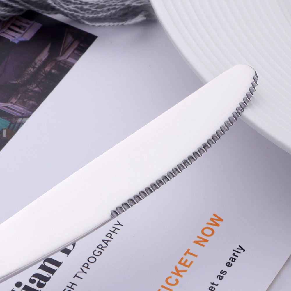 Buyer Star Hotel Wedding Flatware Stainless Steel Cutlery Silverware Spoon Set