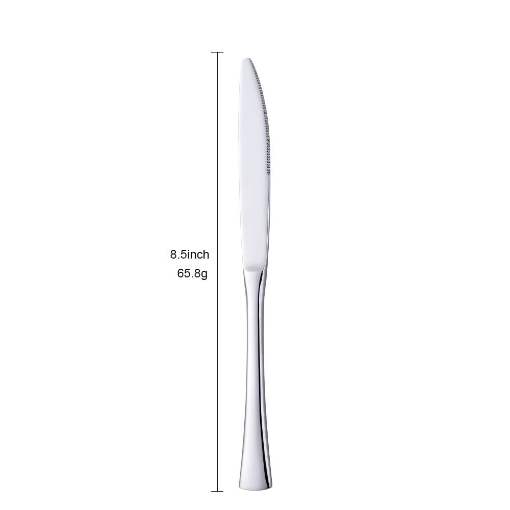 Wholesale Bulk Silverware Restaurant Hotel Knife Spoon Fork Custom Flatware Silver Gold Stainless Steel Cutlery Set