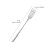 Cheap wholesale stainless steel metal long handle salad gold fruit fork