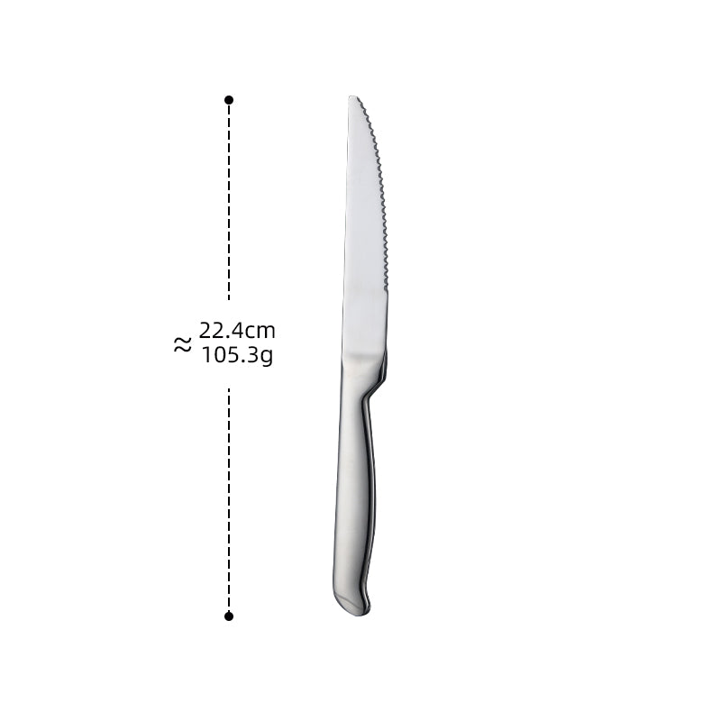 Steak Knives Set Sharp Triple Rivet Steak Knife Sets Stainless Steel Serrated Blades, Ergonomic Handles Dinner Knife for Kitchen Restaurant