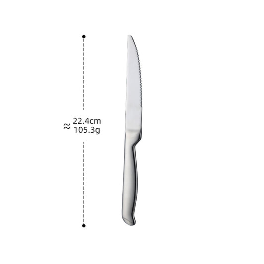 Steak Knives Set Sharp Triple Rivet Steak Knife Sets Stainless Steel Serrated Blades, Ergonomic Handles Dinner Knife for Kitchen Restaurant