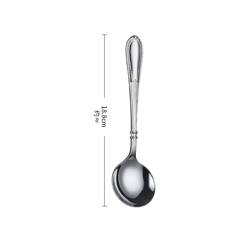 Luxury Wedding 18/0 Stainless Steel Flatware Set Custom Logo Engraving Available Elegant Silverware Collection
