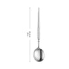 Silver Mirror Polished Stainless Steel Flatware Set Elegant Dining Cutlery